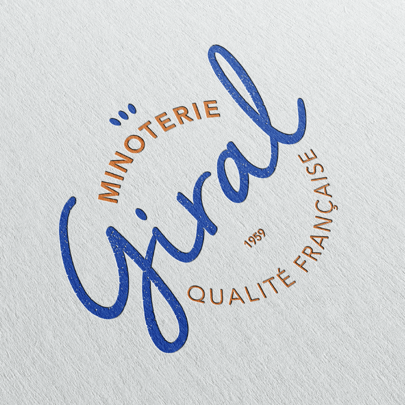 Création de logo minimaliste pour une marque locale – Graphiste à Avignon